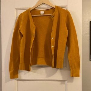 Mustard colored cardigan- A New Day